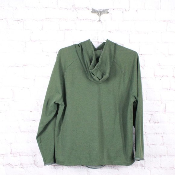 LL Bean Explorer Pullover Hooded Sweatshirt Cotton Blend Green Size XXL - Picture 6 of 9